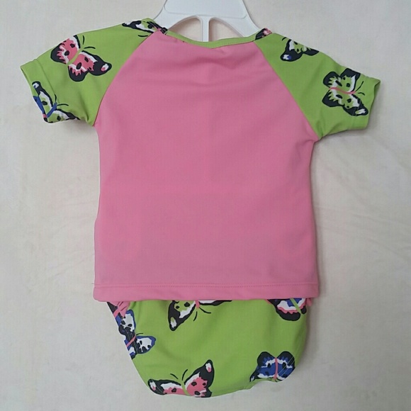 🌊Crazy 8 Butterfly Rash Guard Bikini Set🌊 - Picture 7 of 8